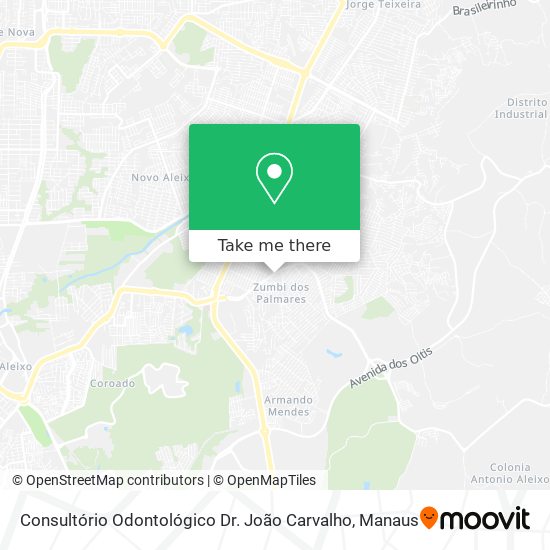 Consultório Odontológico Dr. João Carvalho map
