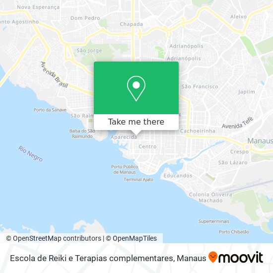 Escola de Reiki e Terapias complementares map
