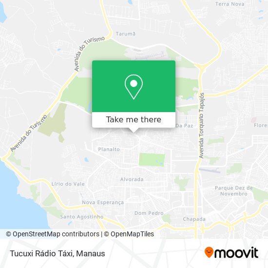Tucuxi Rádio Táxi map