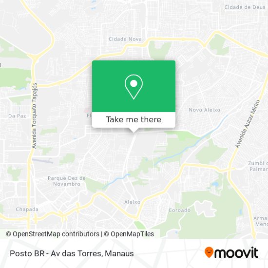 Mapa Posto BR - Av das Torres