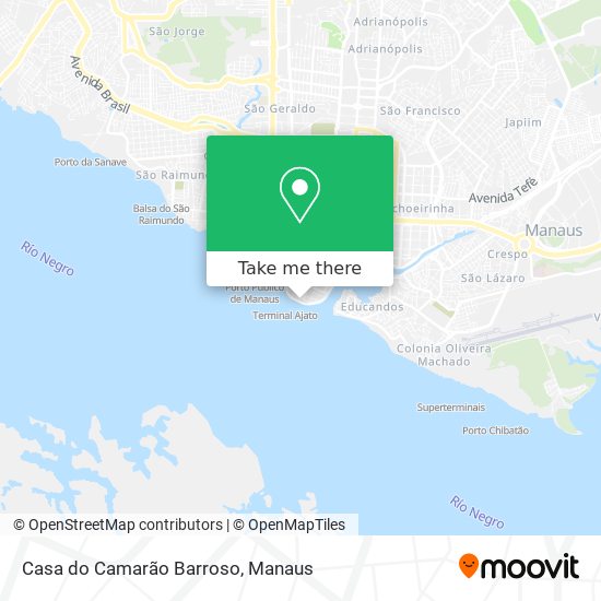 Casa do Camarão Barroso map