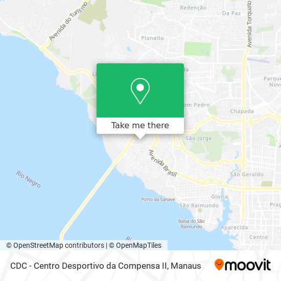 CDC - Centro Desportivo da Compensa II map