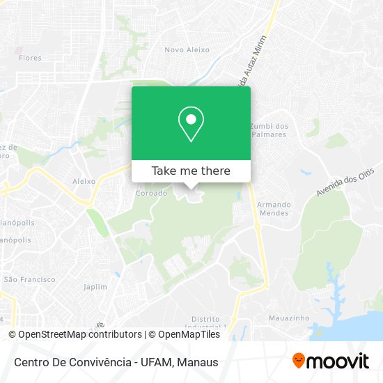 Centro De Convivência - UFAM map