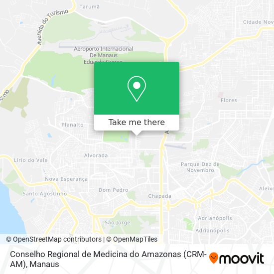 Mapa Conselho Regional de Medicina do Amazonas (CRM-AM)