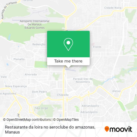 Restaurante da loira no aeroclube do amazonas map
