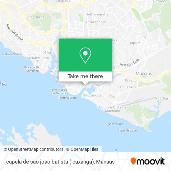 capela de sao joao batista ( caxangá) map