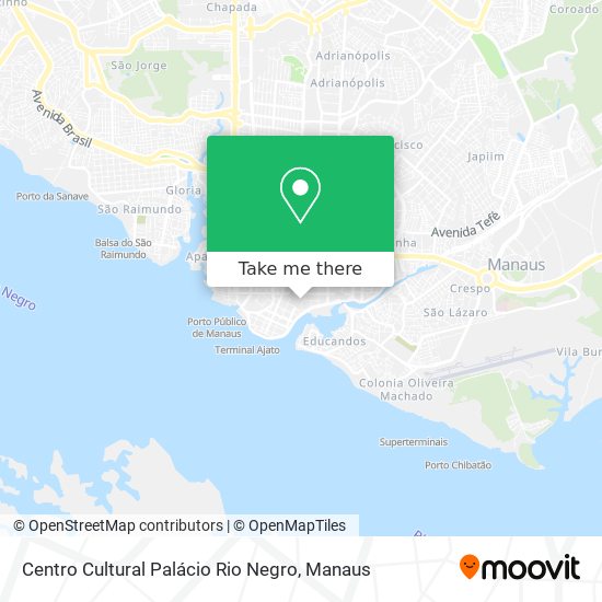 Centro Cultural Palácio Rio Negro map