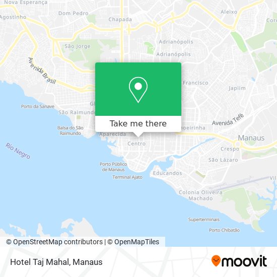 Hotel Taj Mahal map