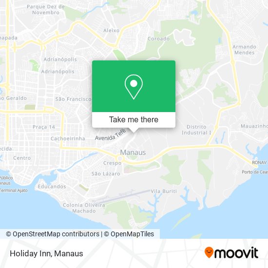 Holiday Inn map