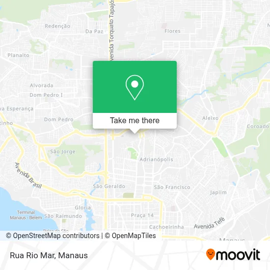 Rua Rio Mar map