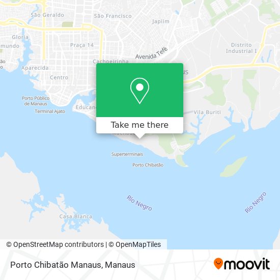 Porto Chibatão Manaus map