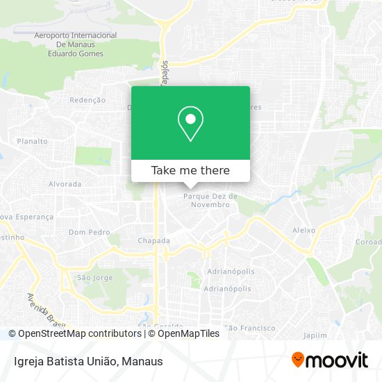 Igreja Batista União map