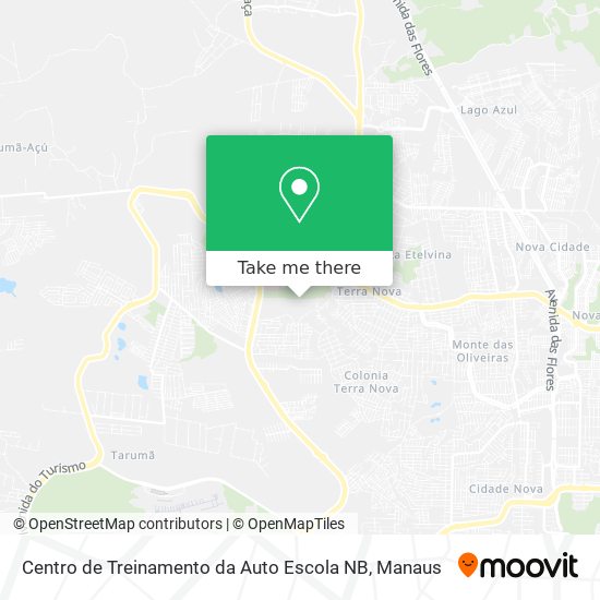 Centro de Treinamento da Auto Escola NB map