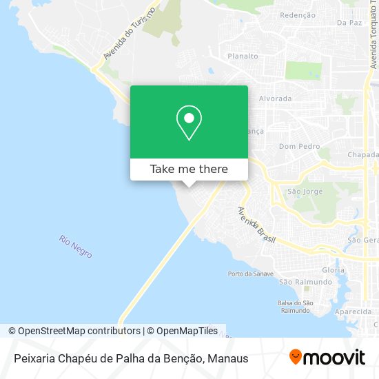 Peixaria Chapéu de Palha da Benção map