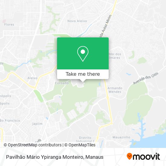 Pavilhão Mário Ypiranga Monteiro map