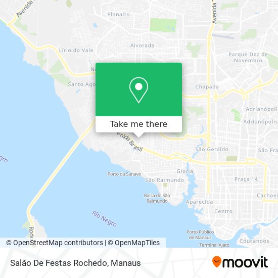 Salão De Festas Rochedo map