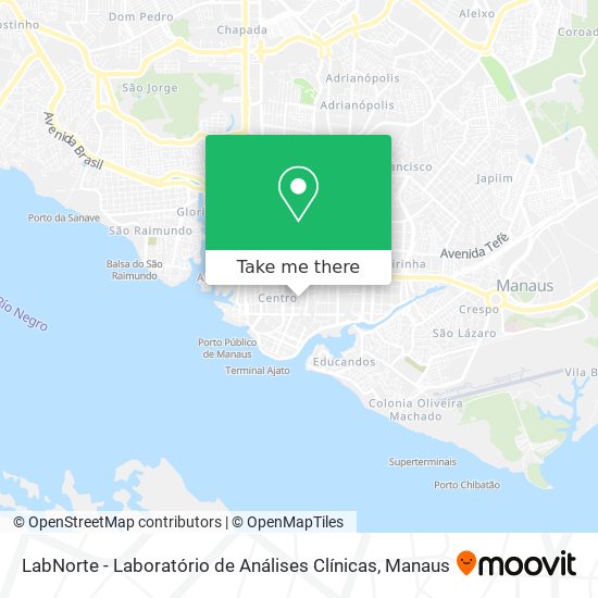 LabNorte - Laboratório de Análises Clínicas map