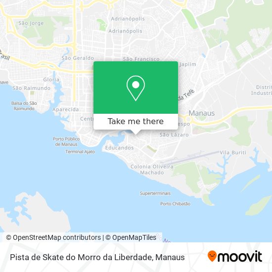Pista de Skate do Morro da Liberdade map