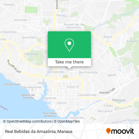 Real Bebidas da Amazônia map