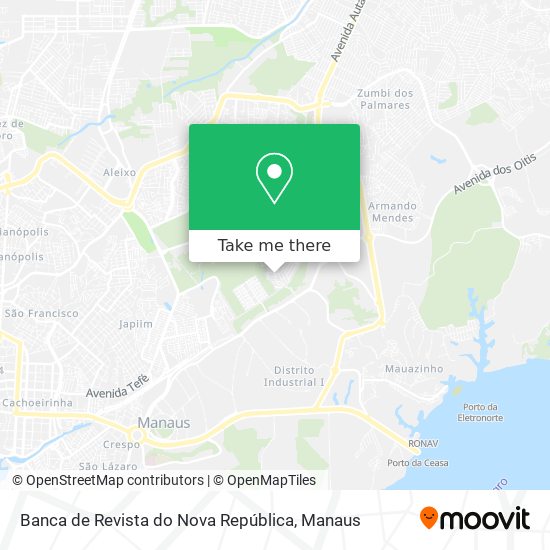 Banca de Revista do Nova República map