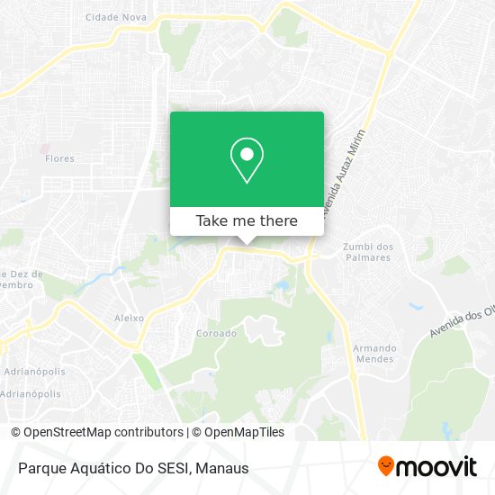 Parque Aquático Do SESI map