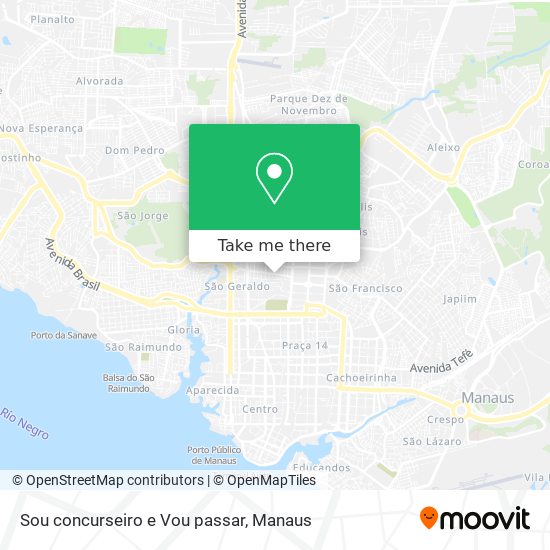 Sou concurseiro e Vou passar map