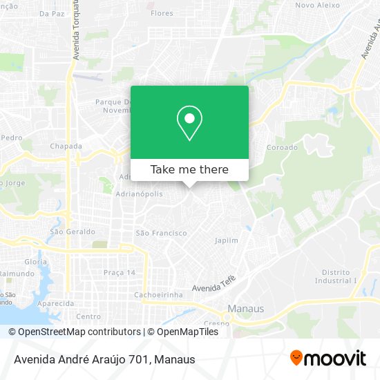 Avenida André Araújo 701 map