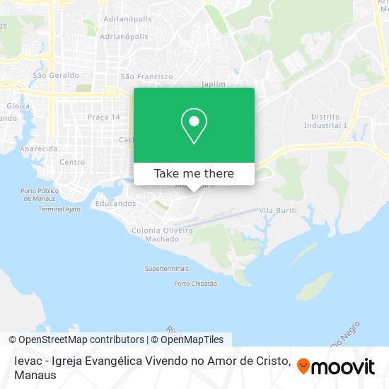 Ievac - Igreja Evangélica Vivendo no Amor de Cristo map