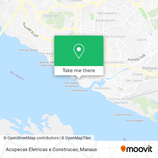 Acopecas Eletricas e Construcao map