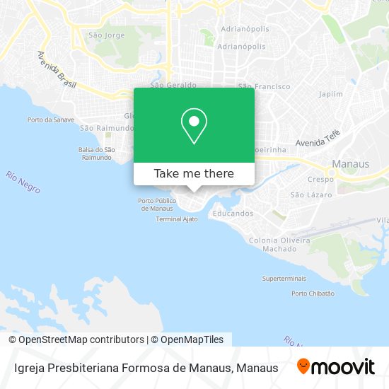 Igreja Presbiteriana Formosa de Manaus map
