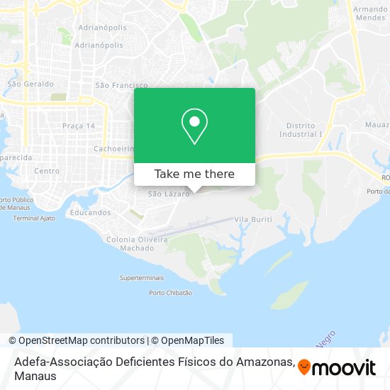 Adefa-Associação Deficientes Físicos do Amazonas map