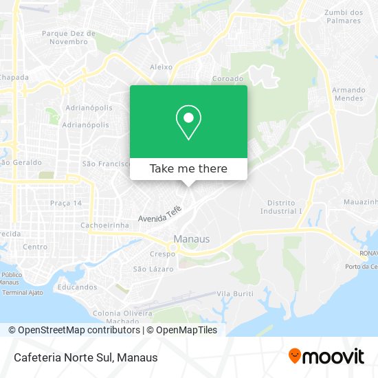 Cafeteria Norte Sul map