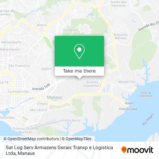 Sat Log Serv Armazens Gerais Transp e Logistica Ltda map