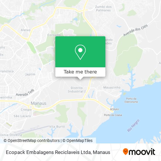 Mapa Ecopack Embalagens Reciclaveis Ltda