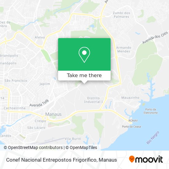 Conef Nacional Entrepostos Frigorífico map
