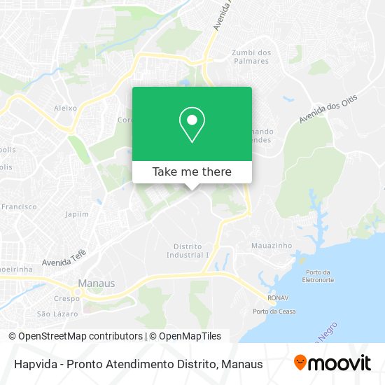 Hapvida - Pronto Atendimento Distrito map