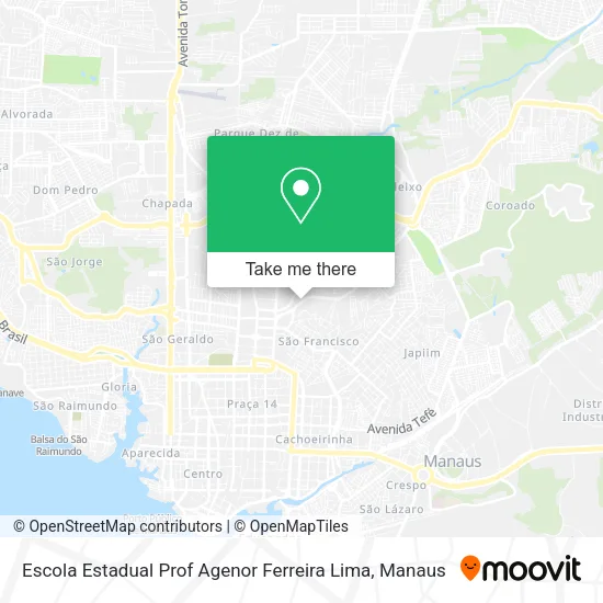 Escola Estadual Prof Agenor Ferreira Lima map