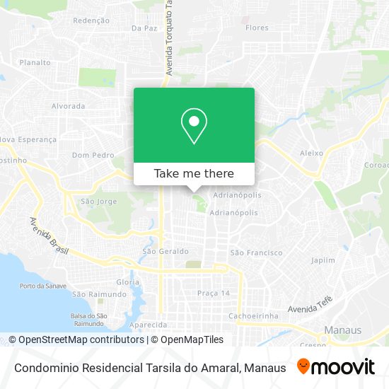 Mapa Condominio Residencial Tarsila do Amaral