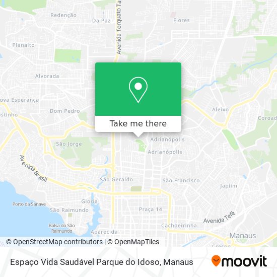 Espaço Vida Saudável Parque do Idoso map