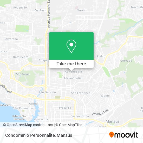 Condomínio Personnalite map