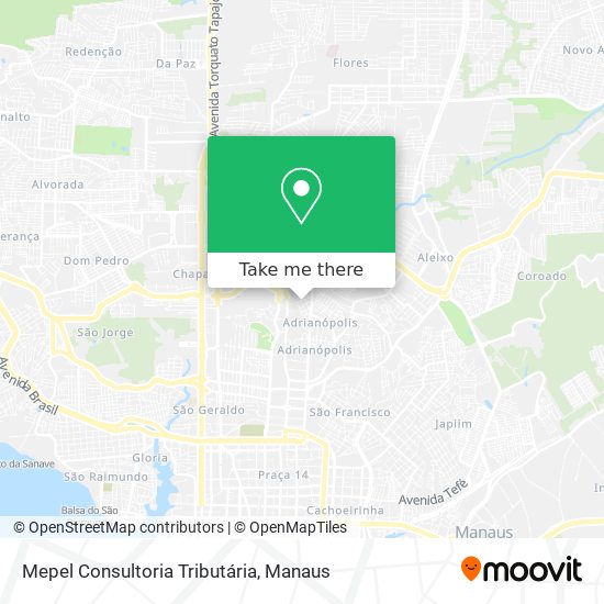 Mepel Consultoria Tributária map
