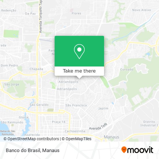 Banco do Brasil map