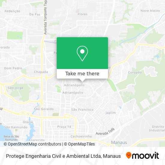 Protege Engenharia Civil e Ambiental Ltda map