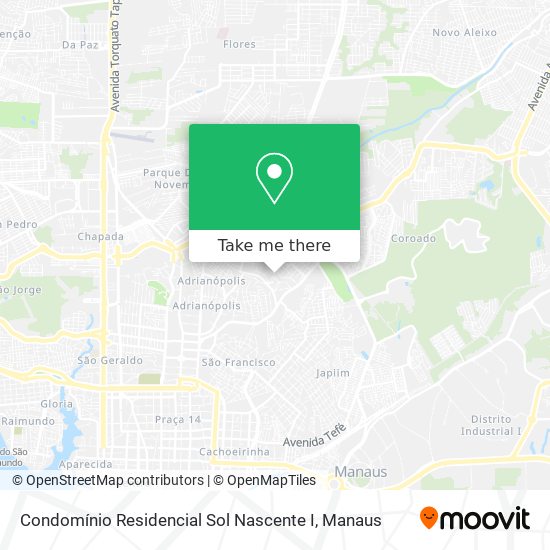 Condomínio Residencial Sol Nascente I map
