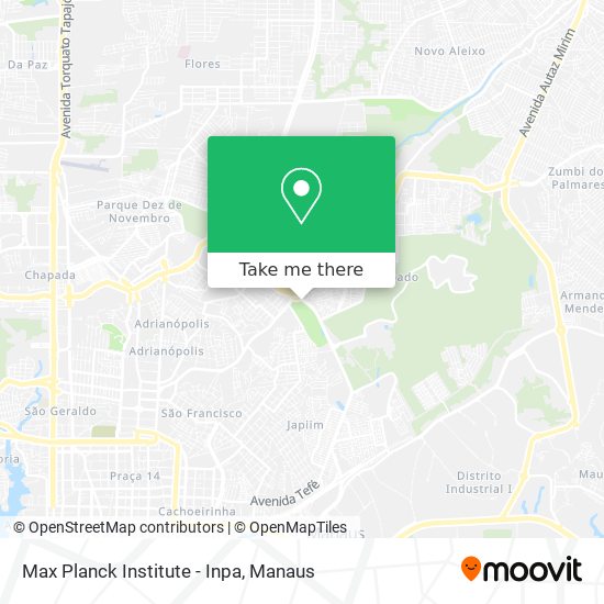 Max Planck Institute - Inpa map