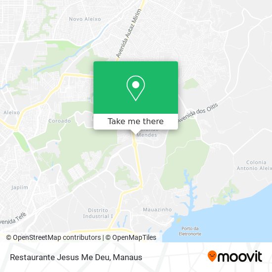 Restaurante Jesus Me Deu map