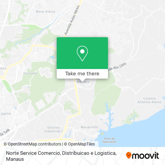 Norte Service Comercio, Distribuicao e Logistica map