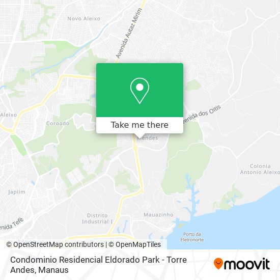 Mapa Condominio Residencial Eldorado Park - Torre Andes