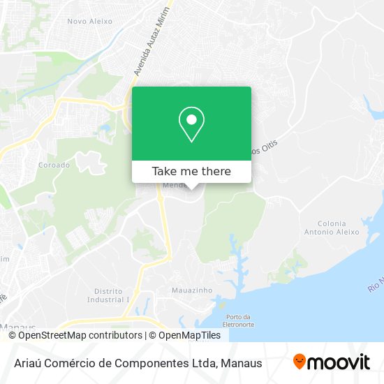 Ariaú Comércio de Componentes Ltda map