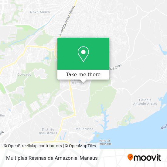 Multiplas Resinas da Amazonia map